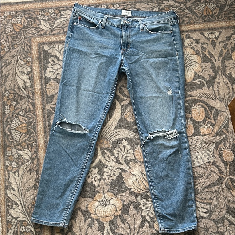 Hudson Jeans Light Blue Ripped Denim